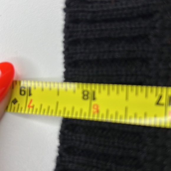 Vintage Figgjo Black Patterned Wool Sweater Made  in Norway - Picture 5 of 8